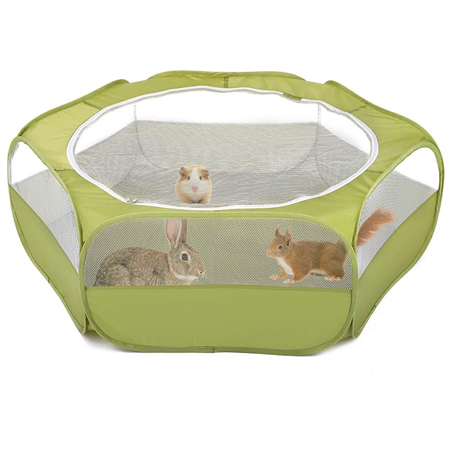 green pet tent 