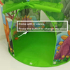 Dinosaur Kids castle tent for Toddler Boys & Girls Foldable Dino Indoor Outdoor Playhouse Fort with Games