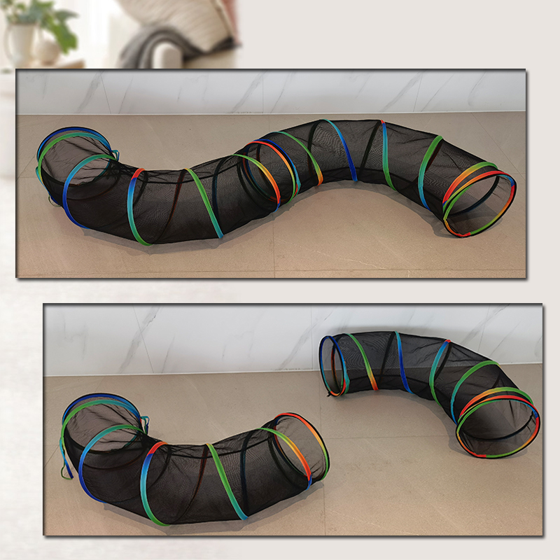 S shape pet tunnel