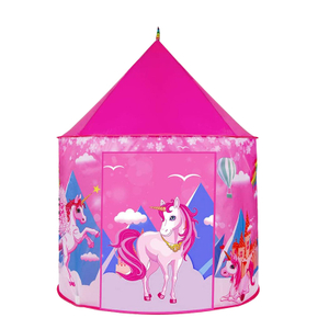 Unicorn Kids Castle Play Tent