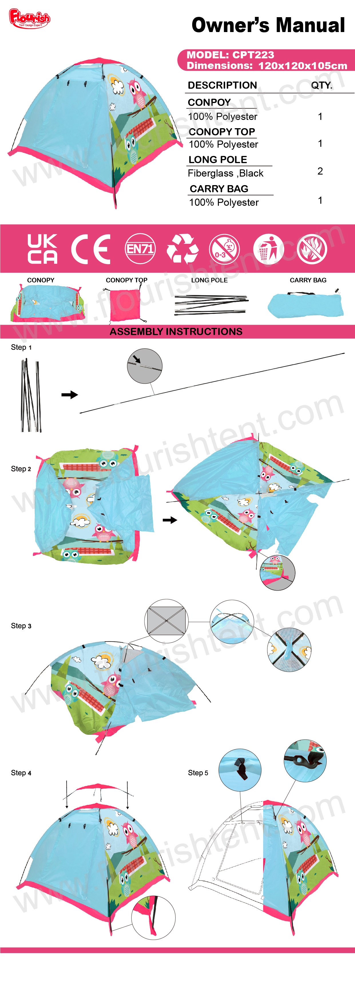 kids dome tent