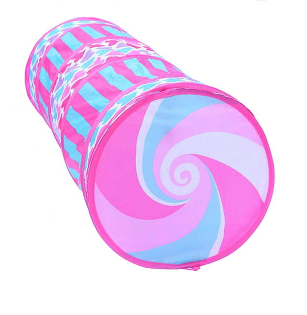Candy Design Kids Play Tunnel Tent