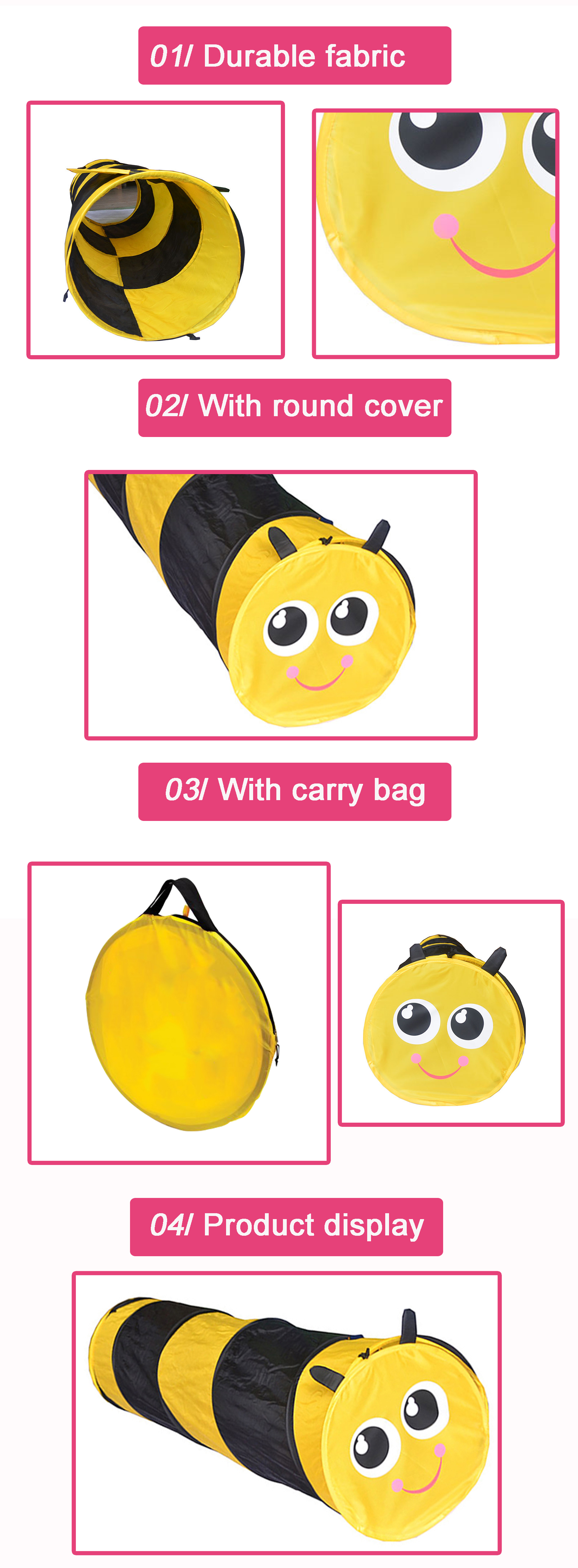 bee play tunnel 