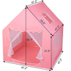 Polyester Pink Princess Girls Play Tent ,Portable Large Playhouse for Children Indoor and Outdoor Games