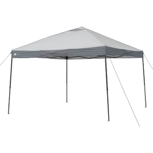 Gray 12' x 12' Instant Straight Leg Canopy ,Outdoor Tent Gazebo Pop Up Portable sun Shelter Tent with Carry Bag