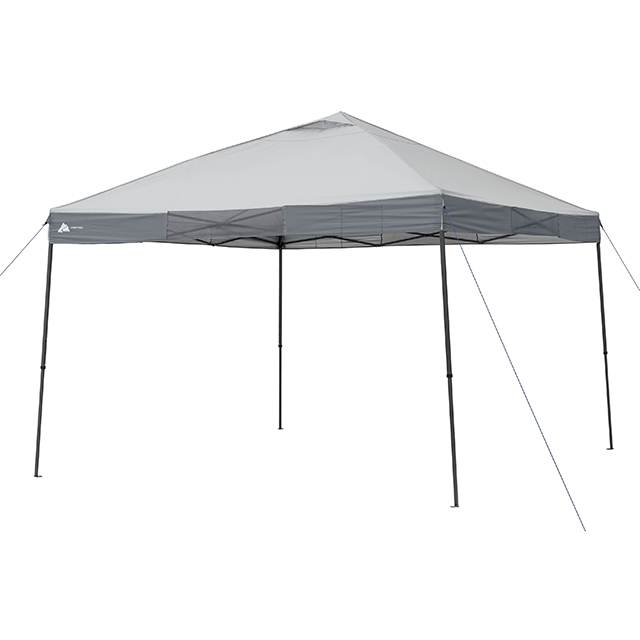 Gray 12' x 12' Instant Straight Leg Canopy ,Outdoor Tent Gazebo Pop Up Portable sun Shelter Tent with Carry Bag