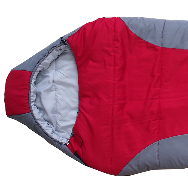 Comfort Lightweight Portable Red Soft liner camping Sleeping Bag for Adults
