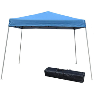 Blue Party Tent Outdoor Waterproof Foldable Gazebo Wedding Canopy Tent,Size 10' x 10'