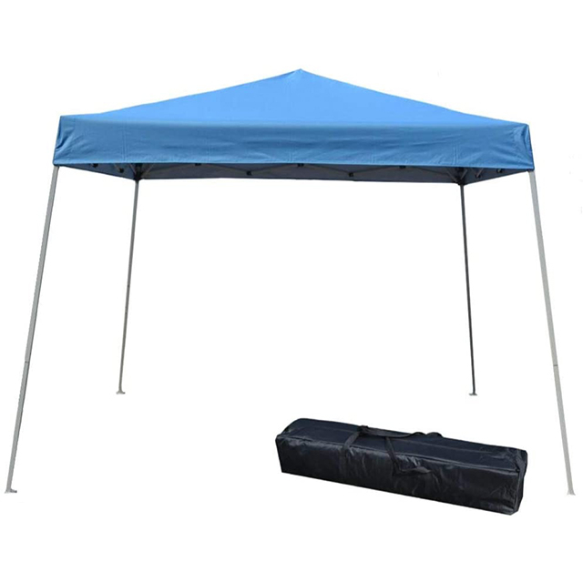 Blue Party Tent Outdoor Waterproof Foldable Gazebo Wedding Canopy Tent,Size 10' x 10'