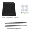 Pet Barrier Fences Portable Folding Breathable Mesh Dog Gate Pet Separation Guard Isolated Fence 