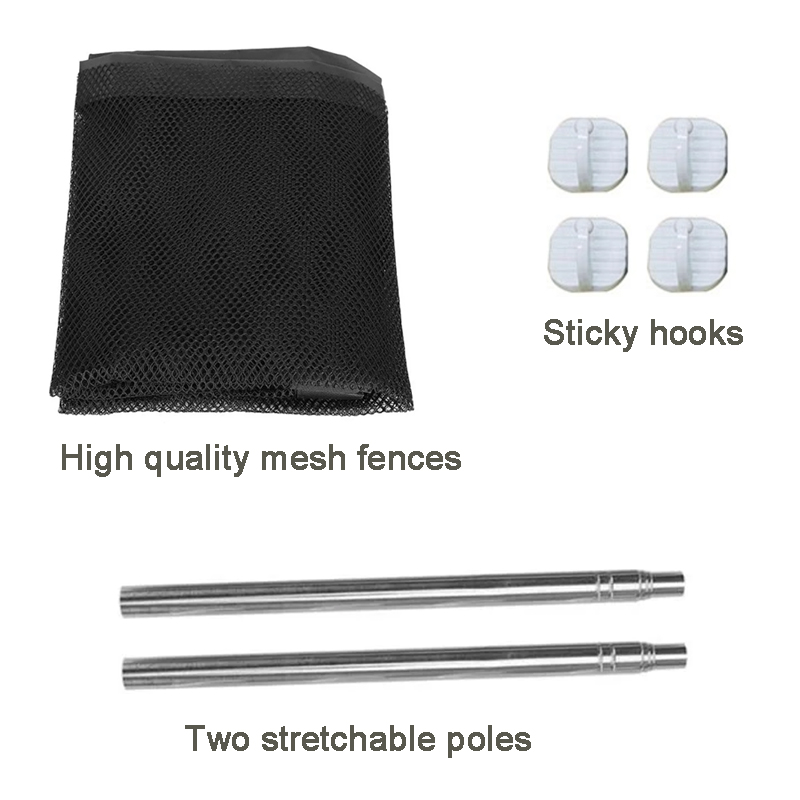 Pet Barrier Fences Portable Folding Breathable Mesh Dog Gate Pet Separation Guard Isolated Fence 