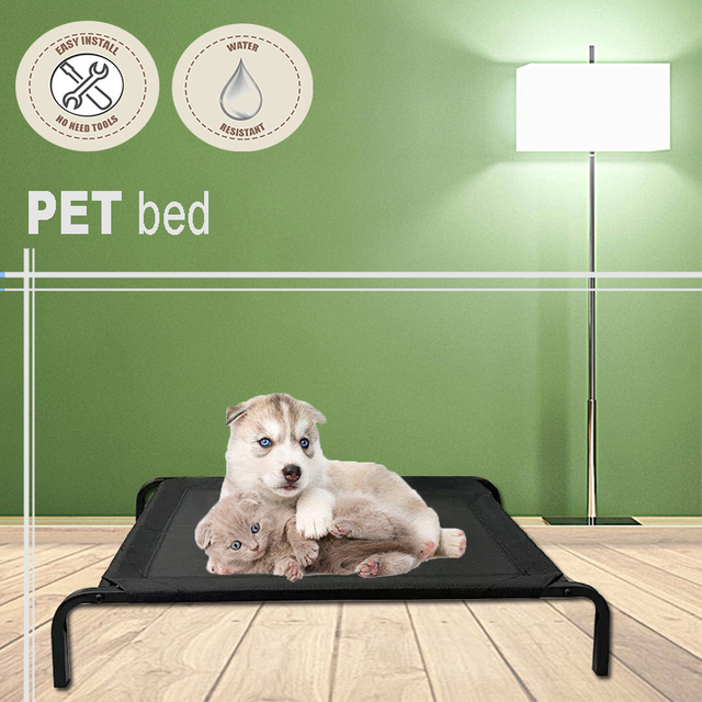 Outdoor Elevated Dog Bed Pet Dog Cot for Extra Large Medium Small Dogs