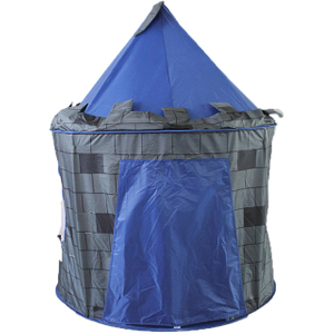 Blue roof with stone Pop Up Foldable high quality cheap price color Customized kids castle tents