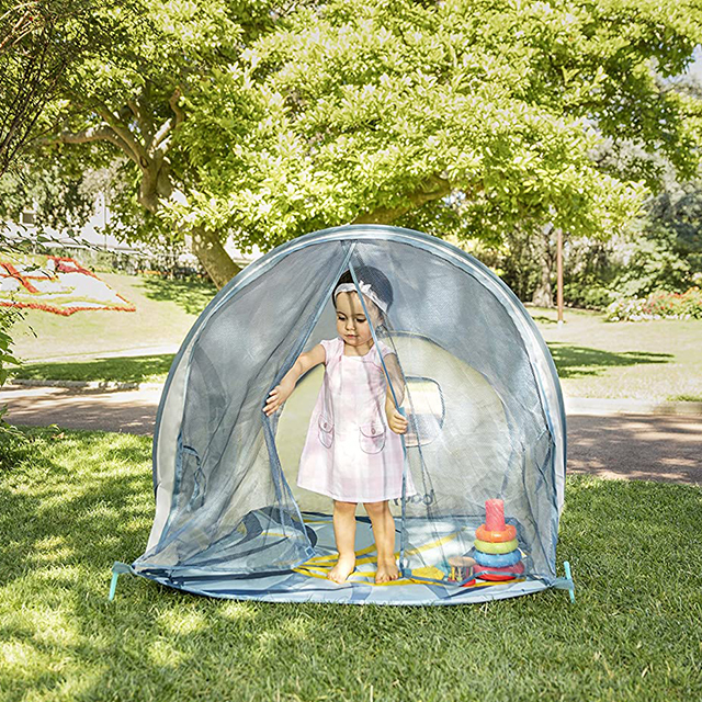 Anti-UV UPF 50 kids beach tent , Pop Up Sun Shelter for Toddlers and Children, Easily Folds Into a Carrying Bag 