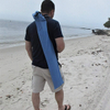 Navy Theme Wood Poles Windbreak Beach Wind Screen Privacy Windblocker