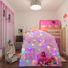 Hot Sale Lighted Princess Playhouse Castle Play Tent for Girls Boys Children Fairy Tale Teepee for Indoor Outdoor with Carry Bag 