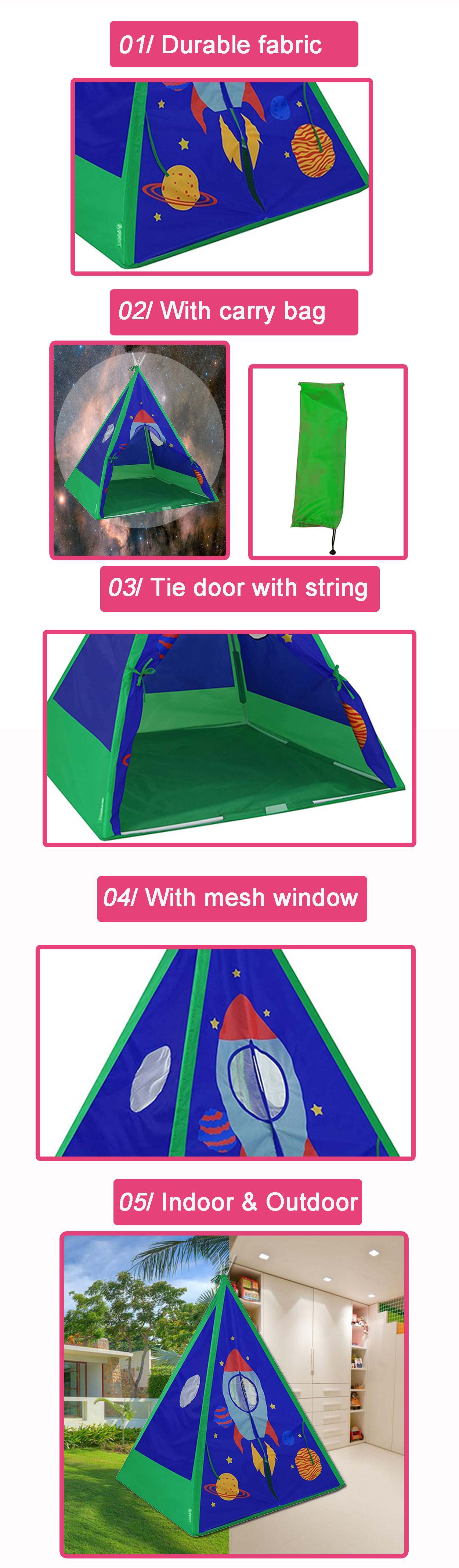 rocket kids teepee