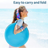Blue Space Ship Design Pop Up Baby Beach Tent UPF 50+ Summer Shade Tent Beach Umbrella for Infant with Pool