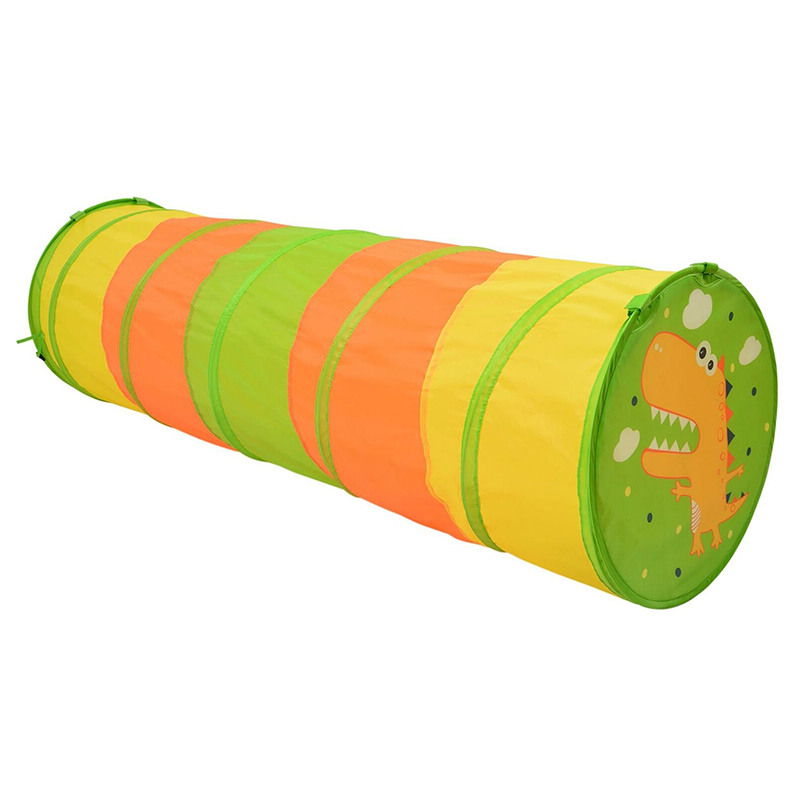 Dinosaur Play Tunnel Pop Up Indoor or Outdoor Garden Play Tent for Kids Childrens,Kids game house