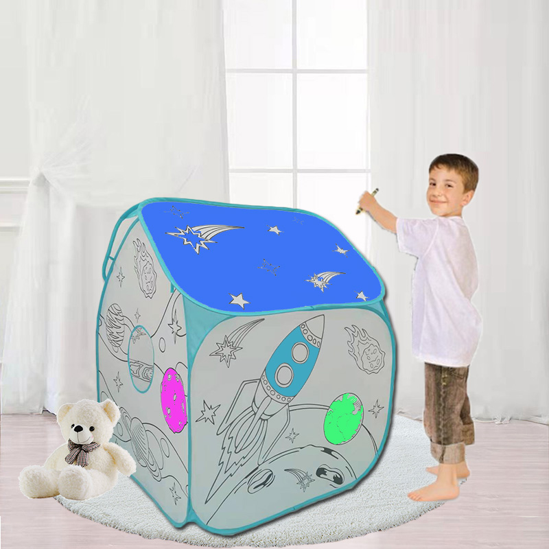 DIY painting spaceship tent