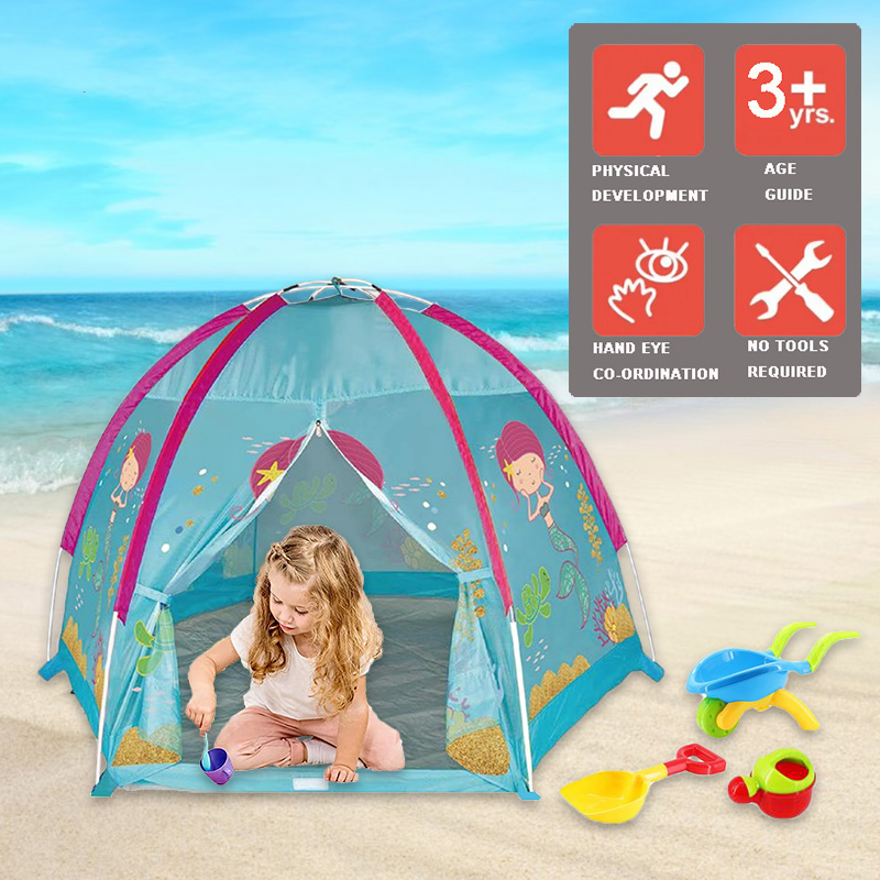 New Design Mermaid Kids Dome Tent Use For Indoor Outdoor