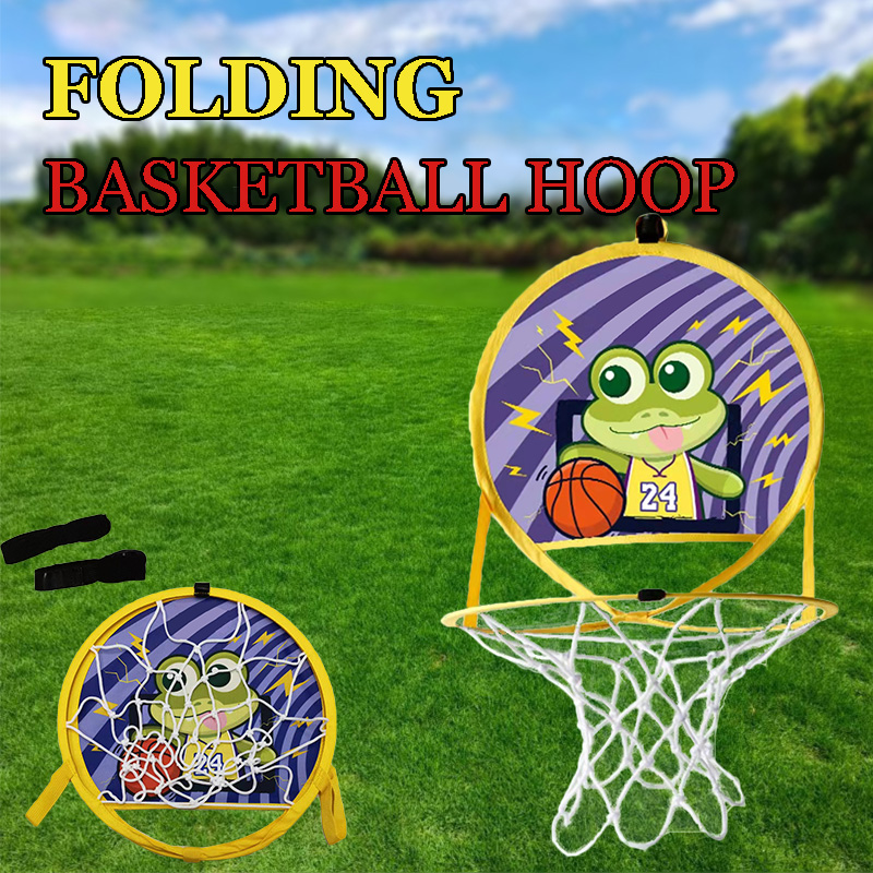 OEM Design Basketball hoop Toy Lovely Detachable Folding Baby Basketball Hanging Board for Gift