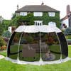 Big Pop Up Screen Tent Room 8 Panels Mesh Fabric For Backyards Parties Picnics Or Meetings