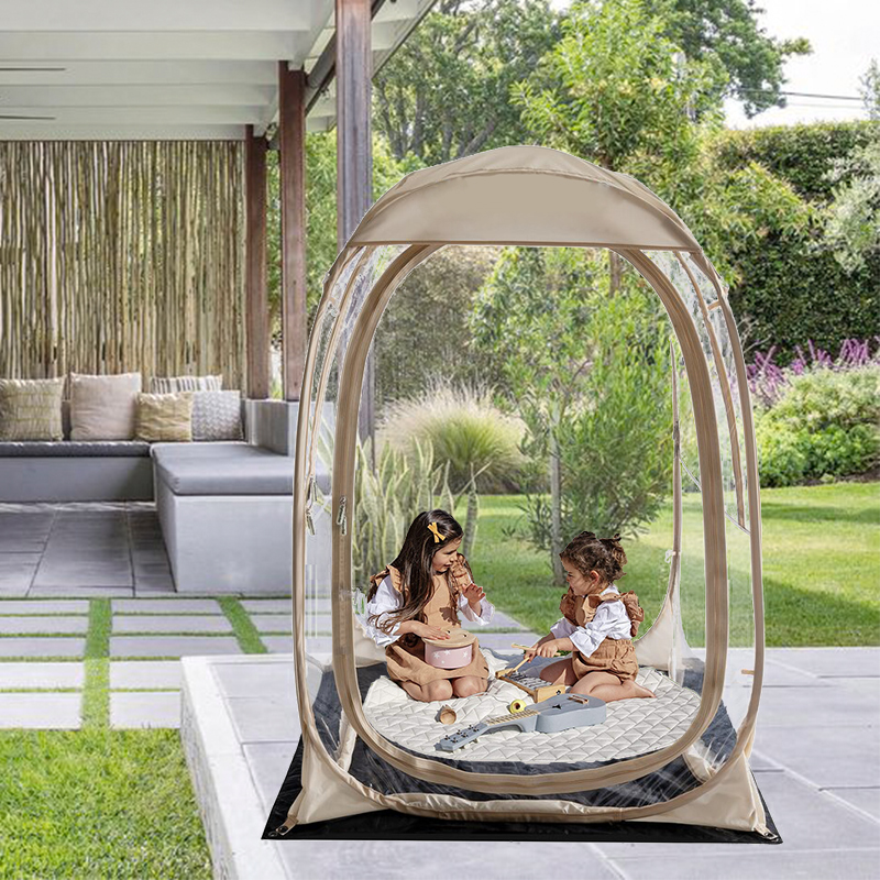 4 Panel Screen HouseTent Bubble Tent Outdoor Instant Pop Up Shelter