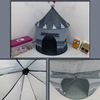 OEM design Kids Castle Tent Play House Toy Tent Grey Color With Carry Bag