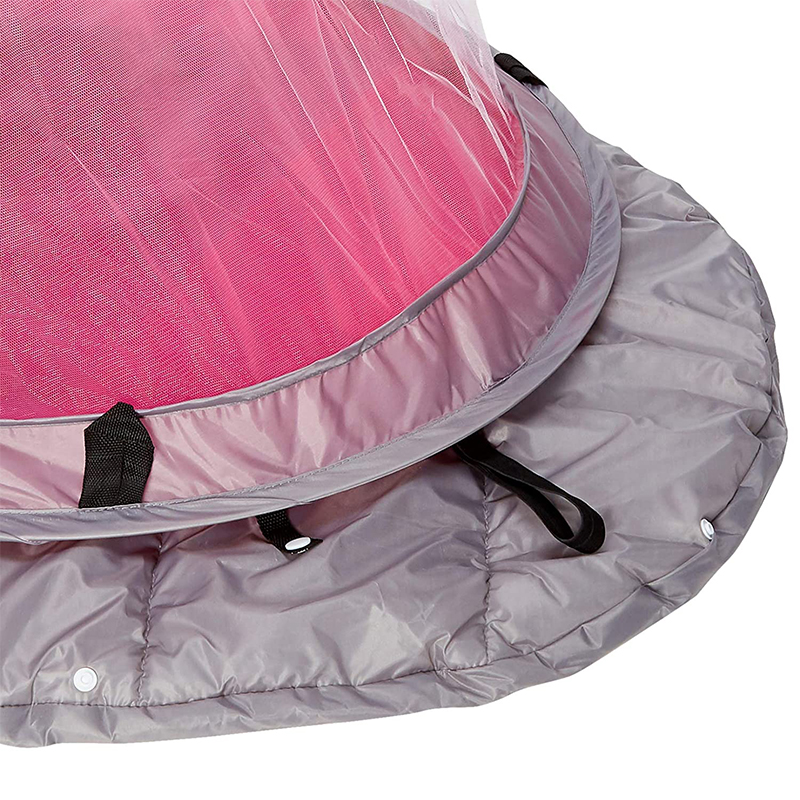 Pink Baby Beach Tent Foldable Portable Kids Travel Bed