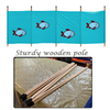 OEM Printing polyester windbreak beach for beach garden camping