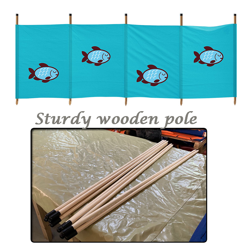 OEM Printing polyester windbreak beach for beach garden camping