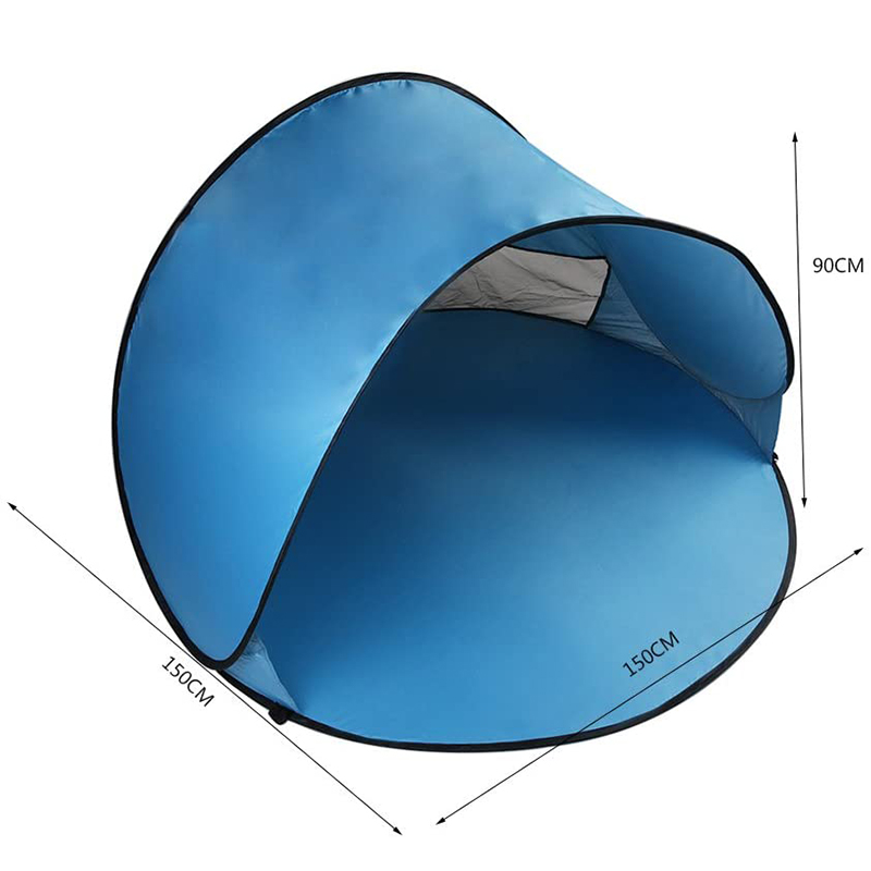 Portable Easy Set-up Beach Tent Automatic Pop Up Instant Beach Shade 