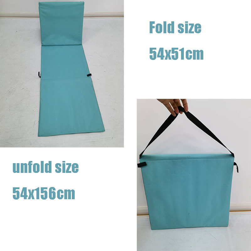 Blue portable easy folding bach lounge chair accept OEM design use for Indoor Outdoor