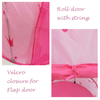 Pink Princess Castle Tent With Printing Crown