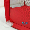 Red Portable Large Hexagonal Playpen with Gate Ball Pit Fence,Safety Pit Pool Fence For Babies Toddler Infants