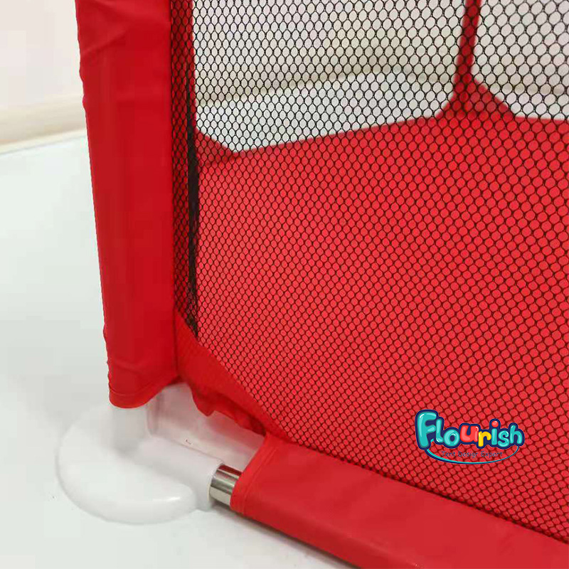 Red Portable Large Hexagonal Playpen with Gate Ball Pit Fence,Safety Pit Pool Fence For Babies Toddler Infants