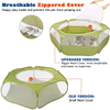 Waterproof Breathable Pet Playpen, Pet Cage Tent with Zipper Cover, Portable Outdoor Exercise Yard Fence for animal