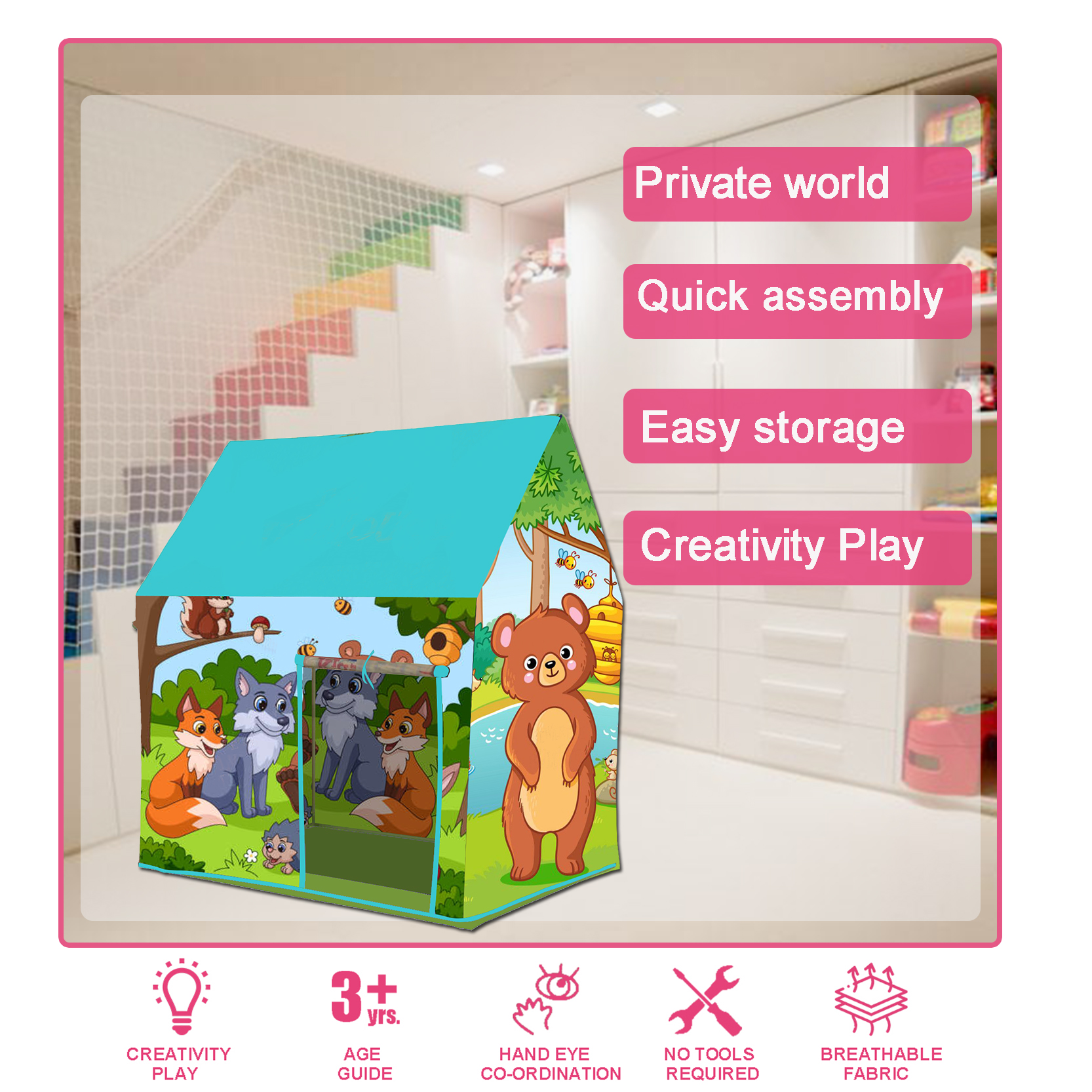 OEM kids house tent