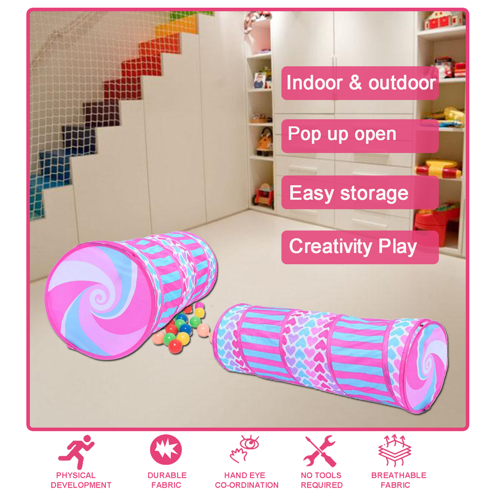 candy play tunnel