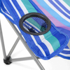 Striped Camping Chair Kids Children Folding Fishing Hiking Picnic Garden Beach Seating