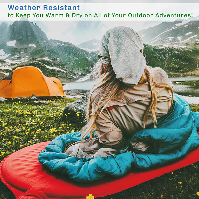 black sleeping bag 