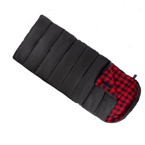 Black sleeping bag