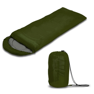Green 4 Season Sleeping Bag Waterproof Outdoor Camping Hiking Single Zip Bag
