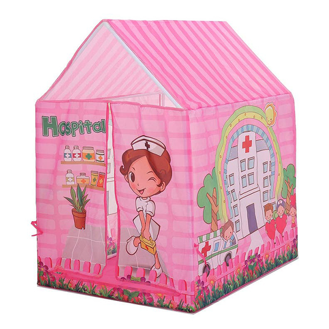 Hospital Theme Portable Kids Play Tent Children Baby Game Playhouse Indoor Outdoor