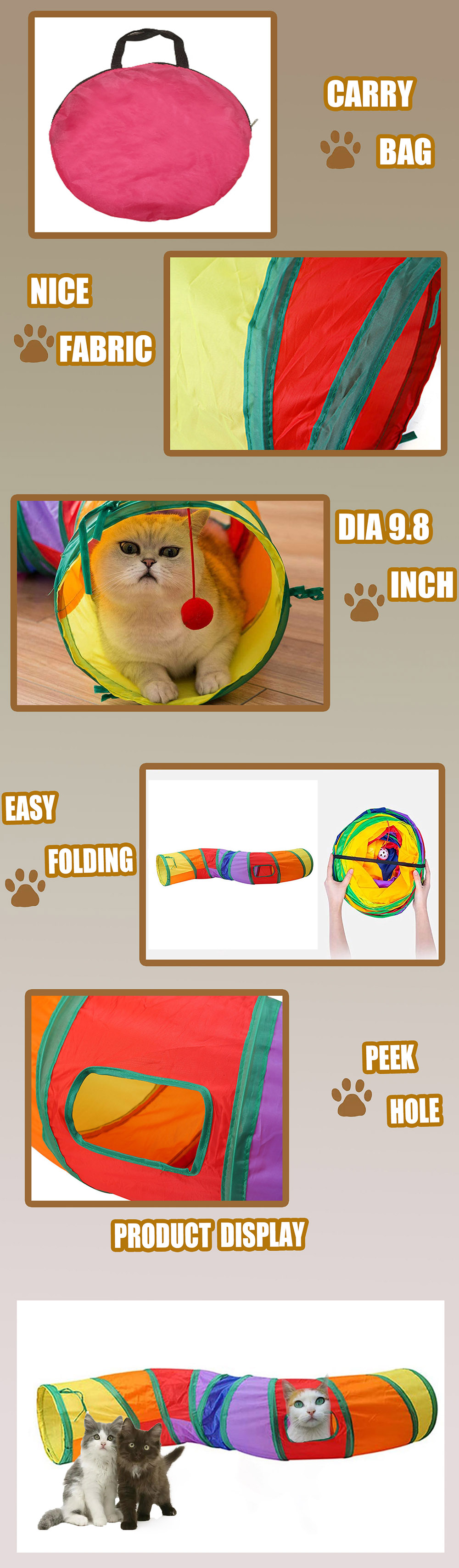 Two Way Cat Tunnel