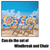 Wholesale Customized Design Printing Folding Deck Chair Wooden Frame 