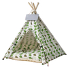 Green leaf pattern Pet Tent for Dogs Puppy, Easy Set Up Portable Play House For Cat Kitten
