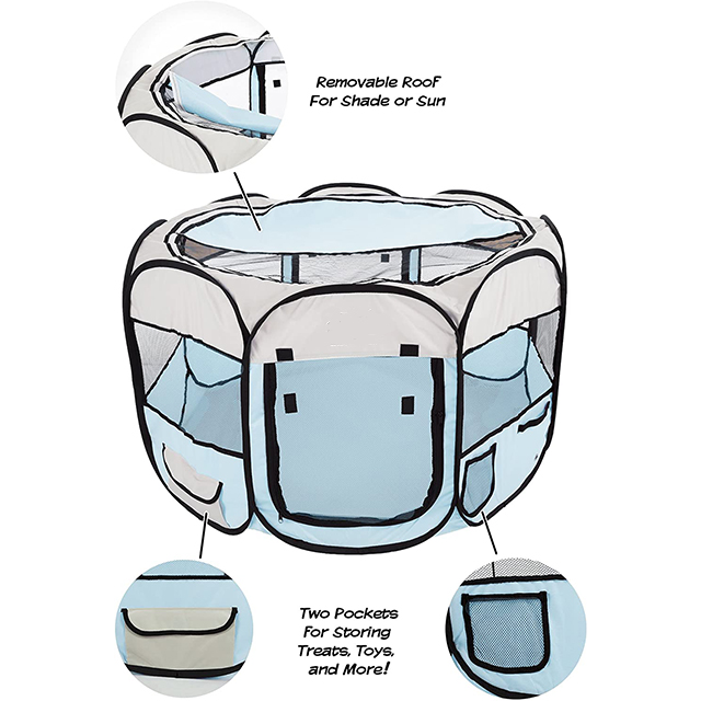 Portable Pop Up Pet Playpen Cage Suitable for Dog, Cat, Rabbit, Puppy, Hamster