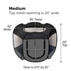 Gray Color Mesh Open Pet Playpen Use For Indoor Outdoor,Pen Tent House Playground for Dogs and Cats